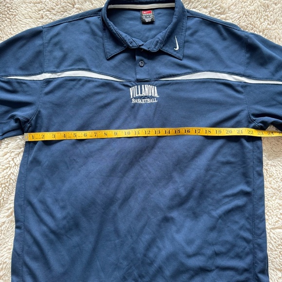 Nike Villanova Basketball Team Dri-Fit Polo Shirt Classic 90’s Style / size XL - Picture 8 of 9